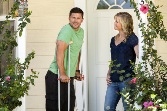 I can fluff a few pillows for a man on crutches