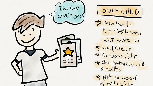 Golden star for the only child! 