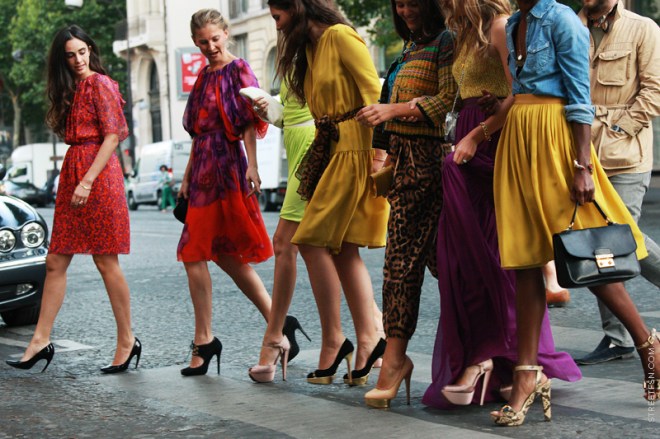 Love the mustard skirt. 