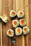 easy-10-ingredient-vegan-brown-rice-sushi-crunchy-veggie-packed-so-yummy-vegan-plantbased-sushi-glutenfree-recipe-minimalistbaker
