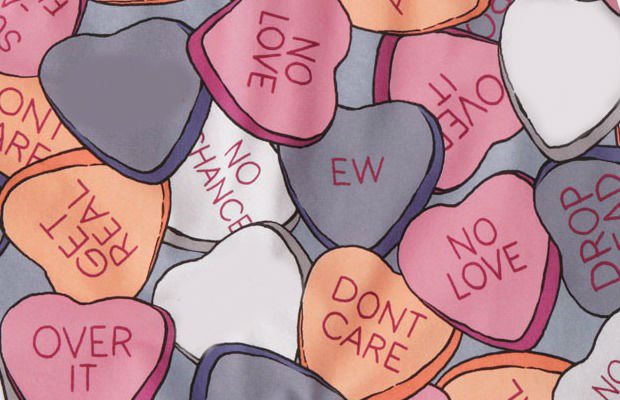 These are the right kind of candy hearts.