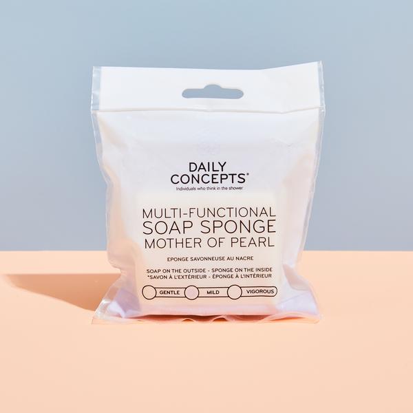 A Review: Daily Concepts Multi-Functional Mother of Pearl Soap Sponge.   The Bitter Lemon