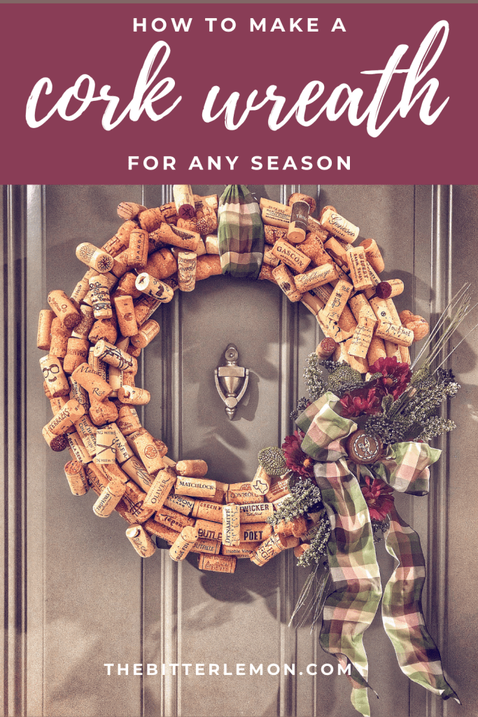 wine cork wreath